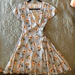 Showpo Floral Wrap Dress